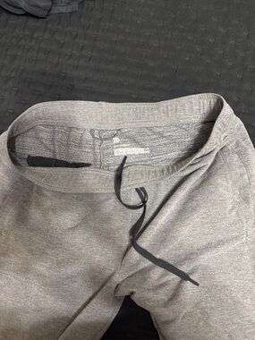 Men's Gray Knit Jogger Sweatpants - Brand Unspecified